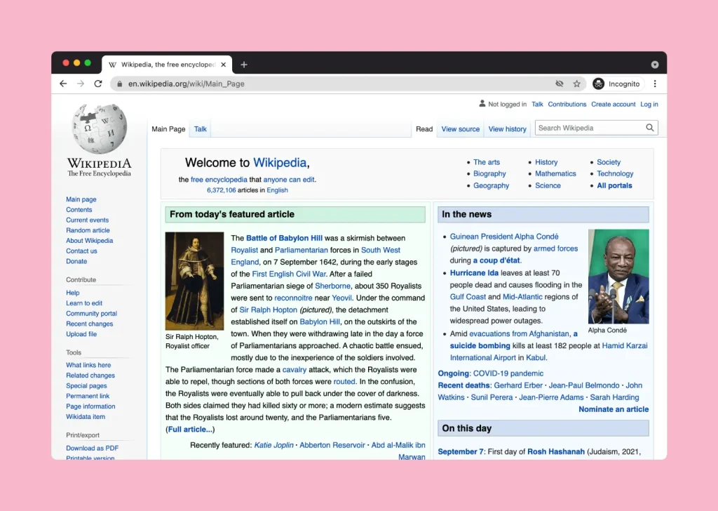 Wiki website